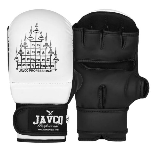 Guantilla Sparring JAVCO Blanco y Negro 2