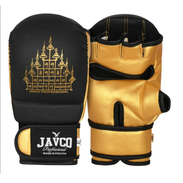 Guantilla Sparring JAVCO negro dorado 2